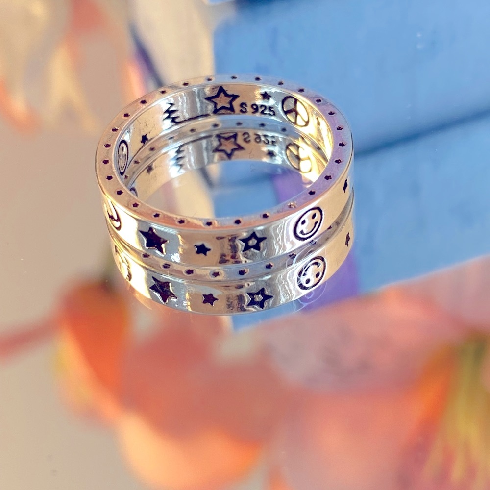 Sterling Silver 925 Celestial Hippie Ring.  Size 6, New in Box. - Picture 16 of 16